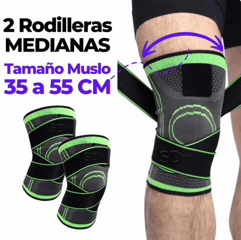Deportes Rodilleras de Compresión Ajustables - Par Mediano de Tendeli Ecuador en