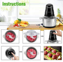 Electrodomésticos de Cocina PICADORA SOKANY 2L - Acero Inoxidable 400W | La Fuerza Profesional en Tu Cocina Ecuatoriana de Tendeli- Ecuador en