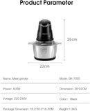 Electrodomésticos de Cocina PICADORA SOKANY 2L - Acero Inoxidable 400W | La Fuerza Profesional en Tu Cocina Ecuatoriana de Tendeli- Ecuador en