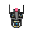 Hogar Camara Triple Lente con sirena wifi de Tendeli- Ecuador en