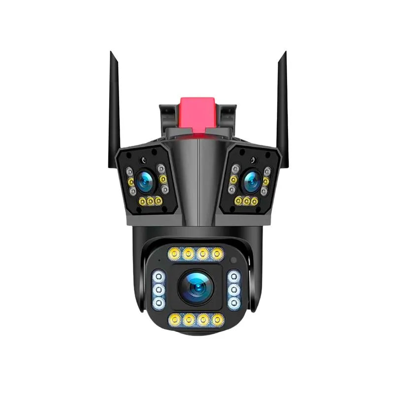 Hogar Camara Triple Lente con sirena wifi de Tendeli- Ecuador en