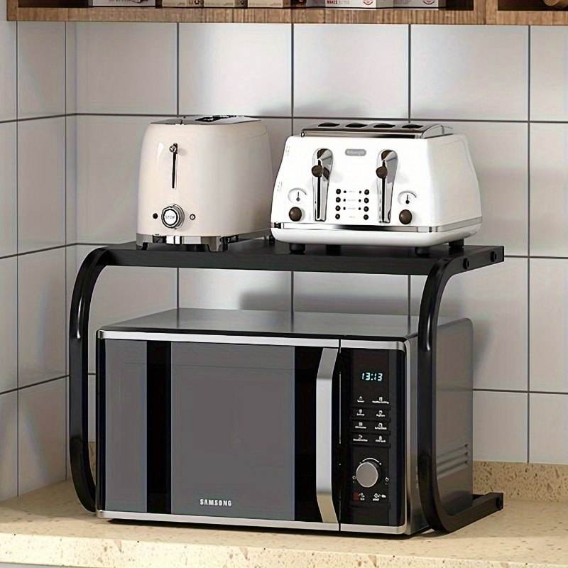 Hogar Repisa en U para Microondas de Metal - Doble Espacio en Tu Cocina en Ecuador de Tendeli- Ecuador en