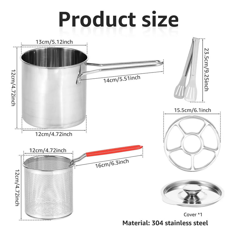 Olla Freidora Profunda Canasta Con Tapa
