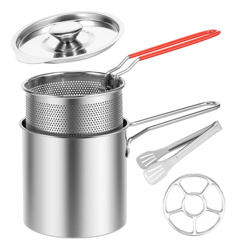 Olla Freidora Profunda Canasta Con Tapa