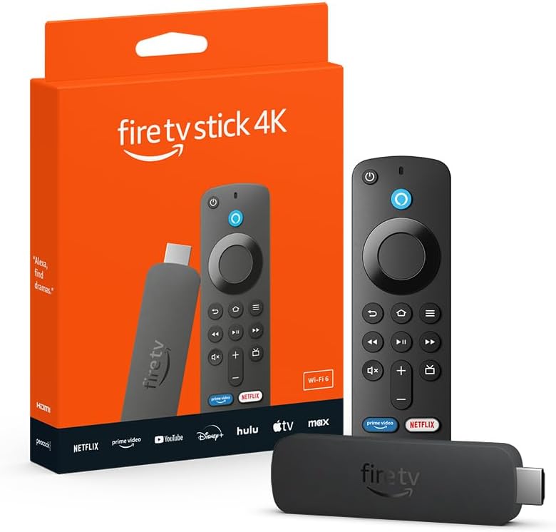 Tecnologia Fire TV Stick 4K con Wi-Fi 6 y Control por Voz con IA de Tendeli- Ecuador en