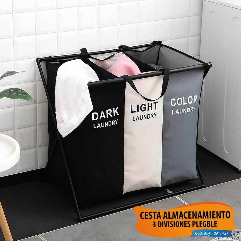 Hogar Cesta de almacenamiento con 3 divisiones Tendeli de Tendeli- Ecuador en