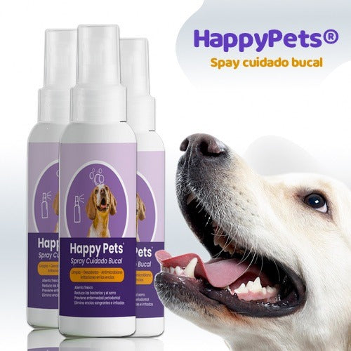 Mascotas Happy Pets Spray Bucal para Perros y Gatos 120ml - Elimina Sarro Ecuador de Tendeli Ecuador en