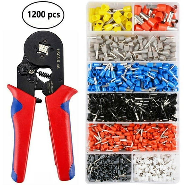 Herramientas Kit de Crimpado Profesional Tendeli - 1200 Piezas de Tendeli Ecuador en