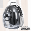 Mascotas Maleta Cápsula Transparente para Mascotas | Mochila + Hombro + Mano | Perros y Gatos | Ecuador de Tendeli Ecuador en