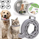 Collar antipulgas y antiparasitos de silicona ajustable para perros y gatos proteccion duradera - Tendeli Ecuador