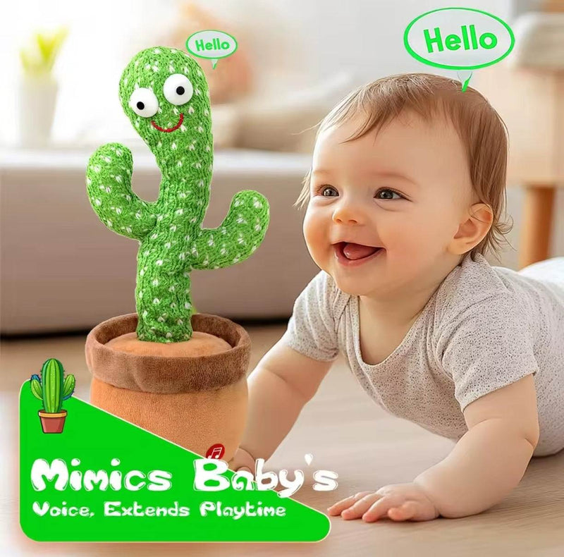 Bebés y Niños Cactus Bailarín Parlante • Juguete Musical para Niños de Tendeli- Ecuador en