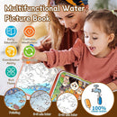 Bebés y Niños Libro Mágico - Pinta con Agua y Stickers Reutilizables (Diversión sin Manchas) de Tendeli Ecuador en