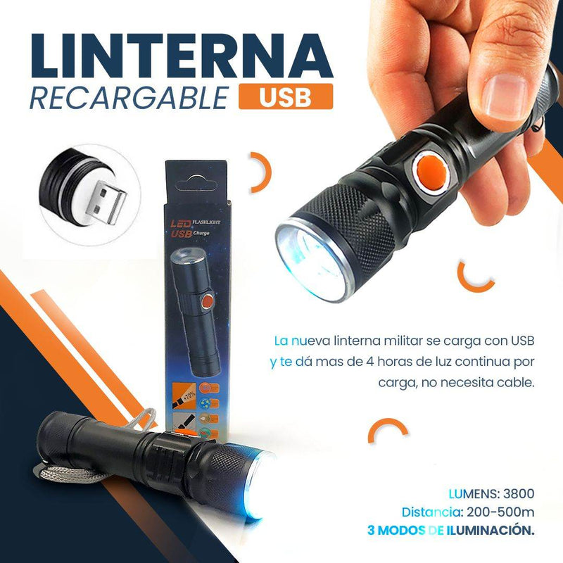 Tecnologia Linterna USB X2 de Tendeli- Ecuador en