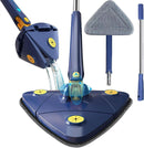 Mopa Fregona Triangular De Limpieza Ajustable Giratoria de 360°
