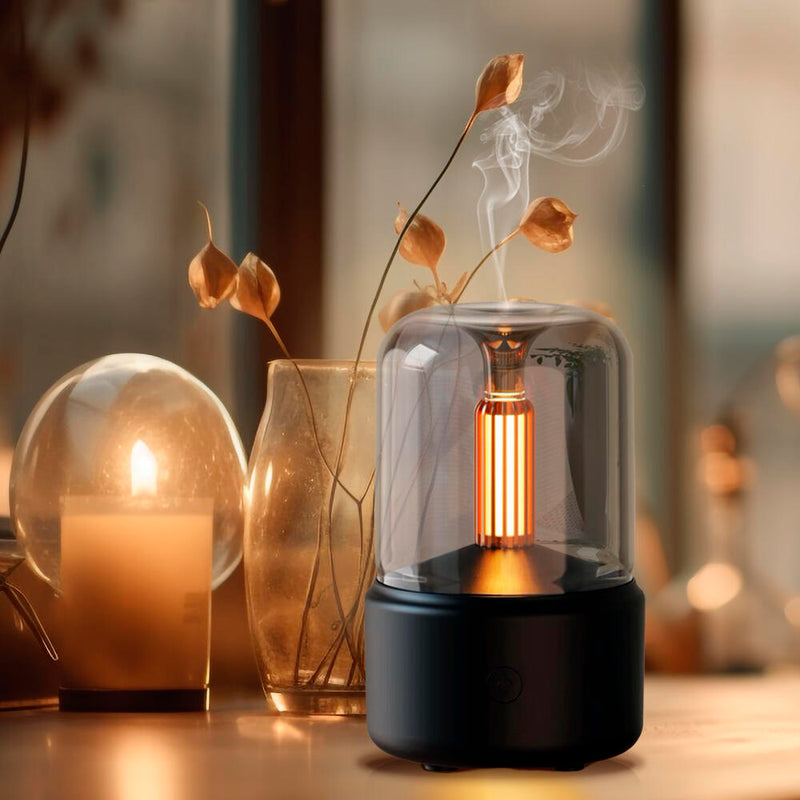 Aromaterapia Humidificador Con Luz Ambiental