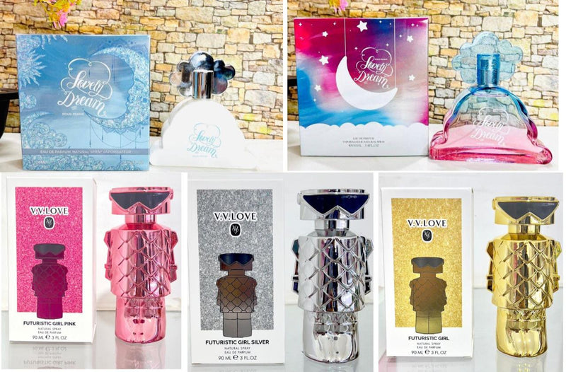 Belleza Combo 5 Perfumes de Dama 100ml de Tendeli- Ecuador en